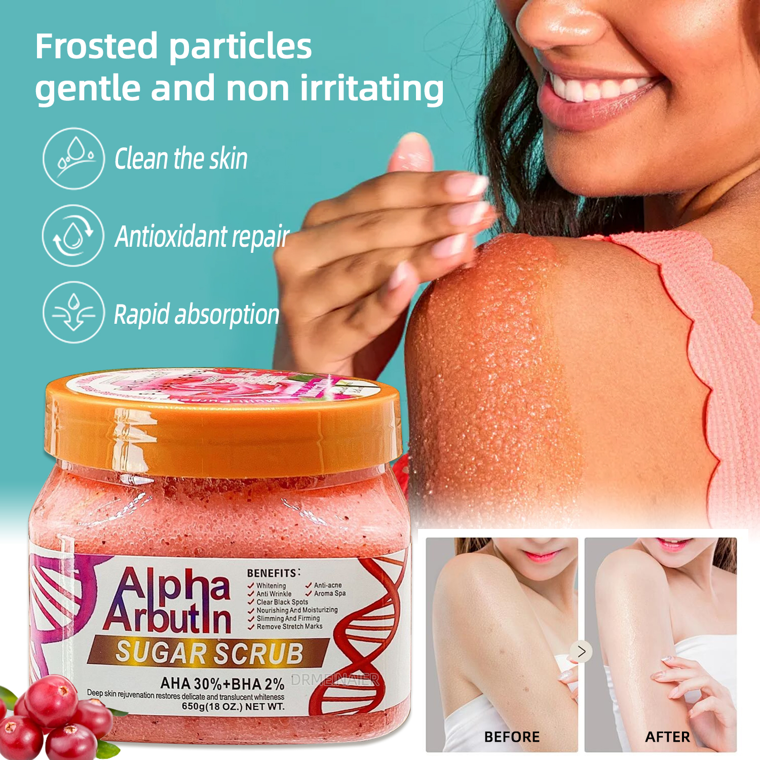 Dr. Meinaier Alpha Arbutin Sugar Scrub